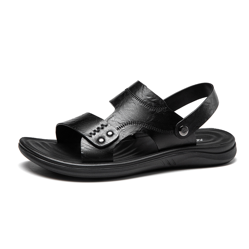 AOKANG Пляжные сандалии мужские, черно-коричневые
AOKANG Пляжные сандалии мужские, черно-коричневые