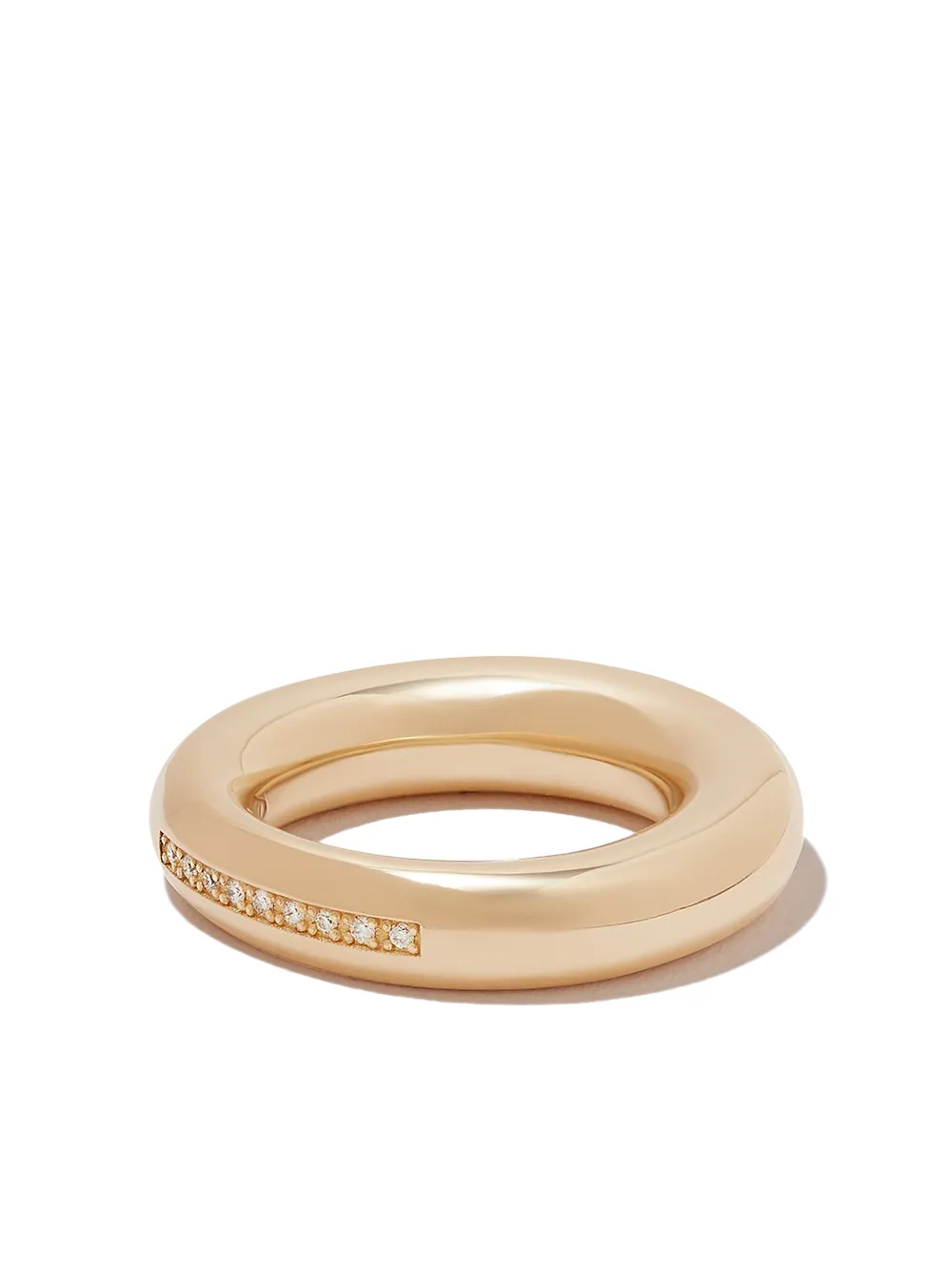 Кольцо Puffy Circle из желтого золота с бриллиантами Lauren Rubinski, золотой
Кольцо Puffy Circle из желтого золота с бриллиантами Lauren Rubinski, золотой