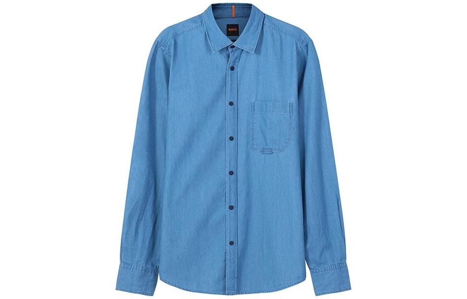 Футболка мужская джинсовая синяя HUGO BOSS
Футболка мужская джинсовая синяя HUGO BOSS