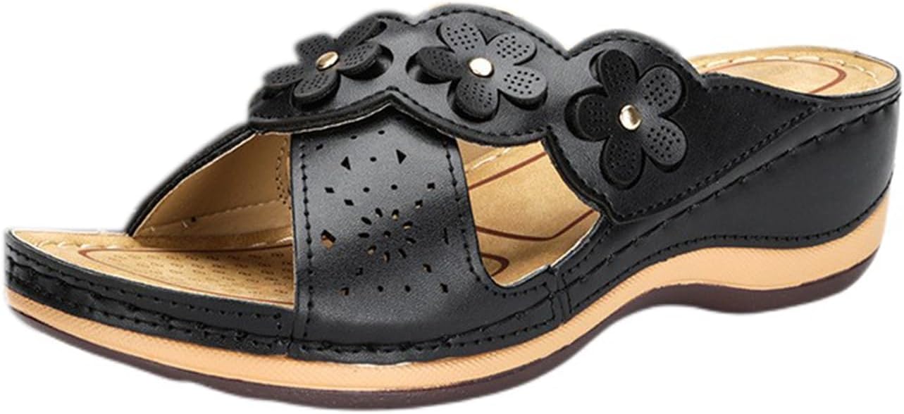 Женские босоножки на танкетке с летним цветочным узором, ортопедические, с открытым носком и перекрестными ремешками на платформе, удобные повседневные шлепанцы для ходьбы с поддержкой свода стопы Generic, черный
Женские босоножки на танкетке с летним цветочным узором, ортопедические, с открытым носком и перекрестными ремешками на платформе, удобные повседневные шлепанцы для ходьбы с поддержкой свода стопы Generic, черный