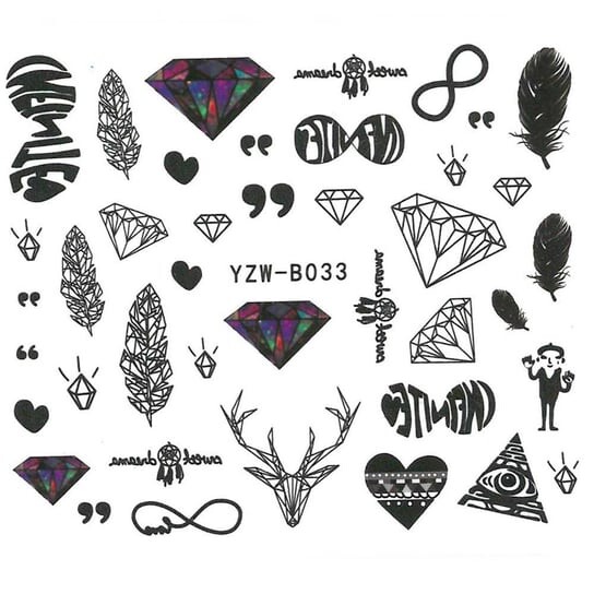 Водные наклейки для ногтей YZW-B033 MollyLac, Molly Lac
Водные наклейки для ногтей YZW-B033 MollyLac, Molly Lac