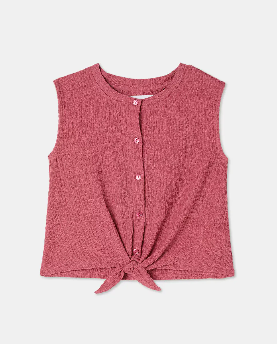 Майка на пуговицах для девочек с центральным узлом Kids El Corte Inglés, цвет Ciruela
Майка на пуговицах для девочек с центральным узлом Kids El Corte Inglés, цвет Ciruela