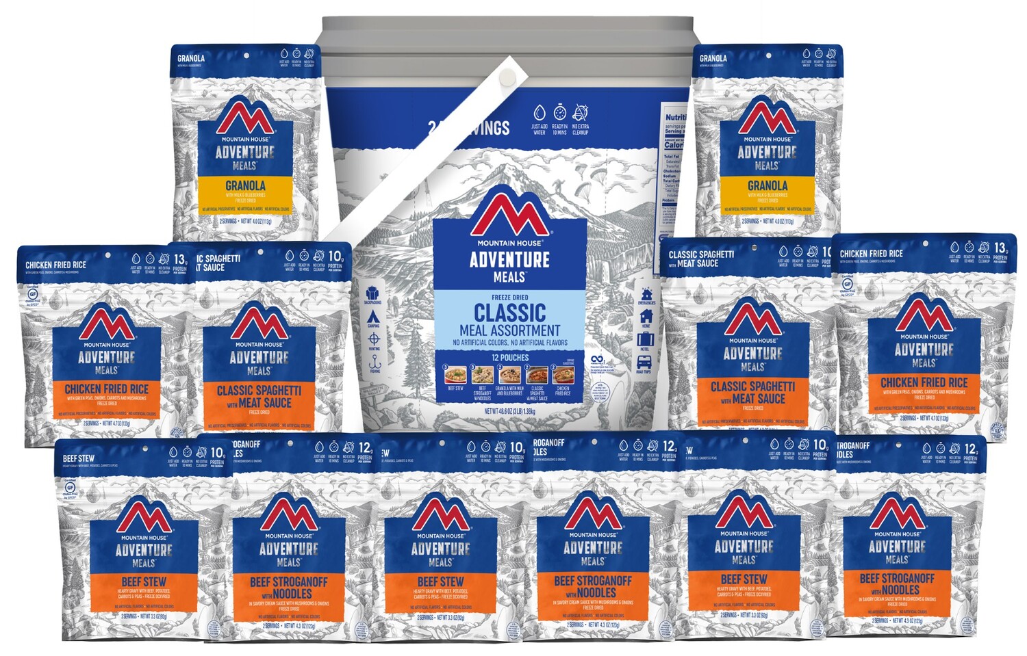 Ведро для классического питания Mountain House
Ведро для классического питания Mountain House