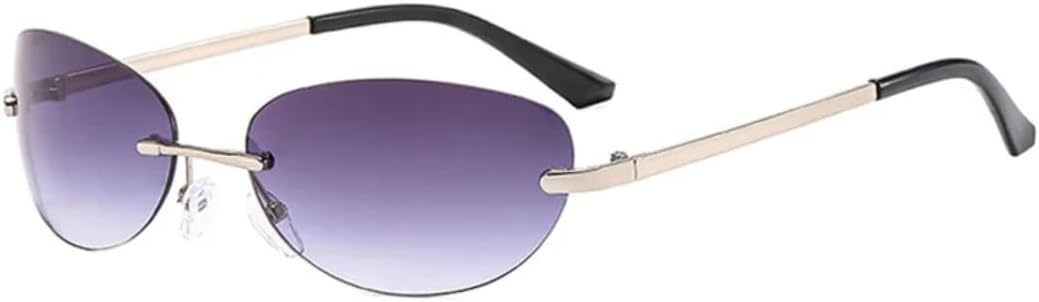 Солнцезащитные очки с защитой UV400 | Без оправы, «кошачий глаз», цветные линзы | Для женщин и мужчин, для занятий спортом на открытом воздухе и вождения DSVIGF, Silver-gray
Солнцезащитные очки с защитой UV400 | Без оправы, «кошачий глаз», цветные линзы | Для женщин и мужчин, для занятий спортом на открытом воздухе и вождения DSVIGF, Silver-gray