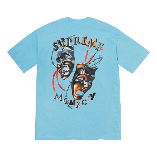 Футболка ss20 week 1 laugh now tee thorns smiling face printing short sleeve blue Supreme, голубой
Футболка ss20 week 1 laugh now tee thorns smiling face printing short sleeve blue Supreme, голубой