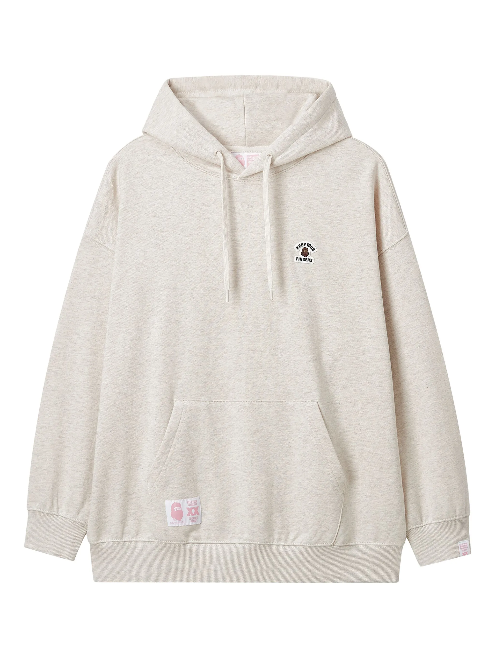 Худи с вышитым логотипом Fingercroxx, бежевый
Худи с вышитым логотипом Fingercroxx, бежевый
