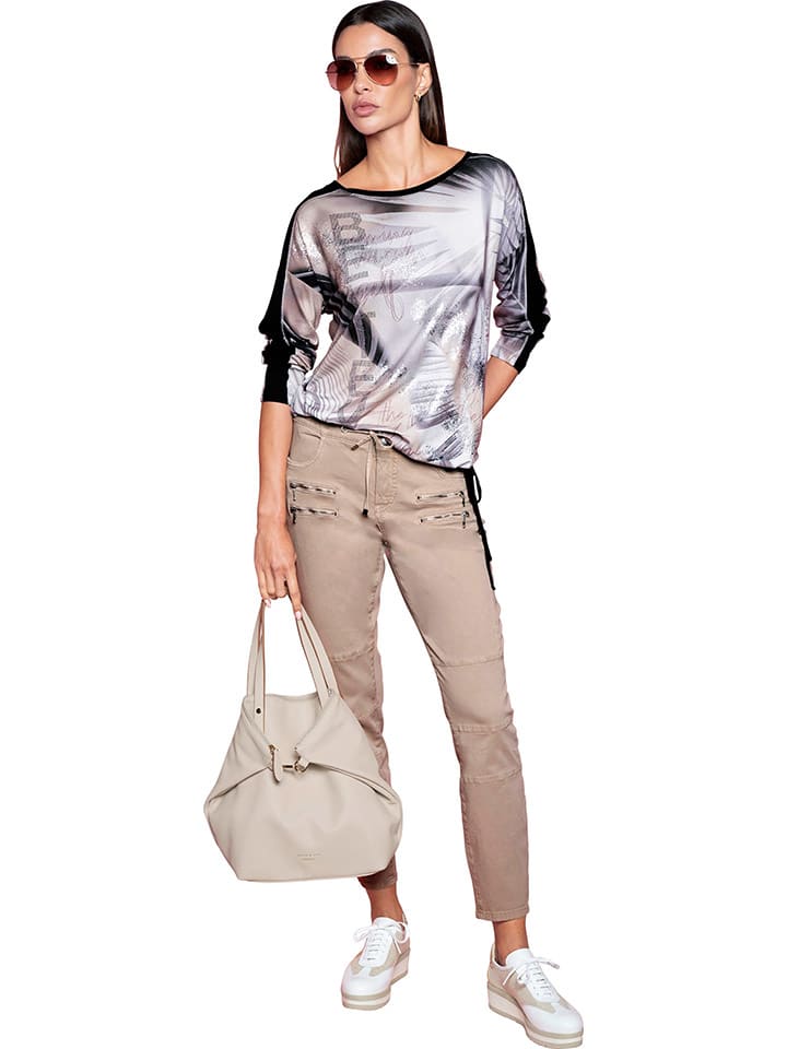 Рубашка с длинным рукавом Heine, серый/черный
Рубашка с длинным рукавом Heine, серый/черный