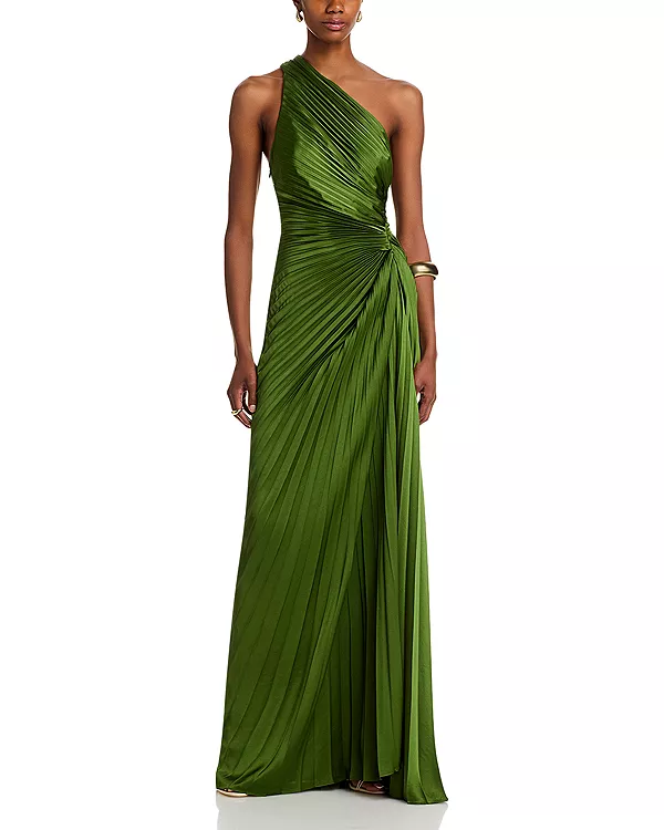 Платье Лары с плиссировкой на одно плечо A.L.C., зеленый
Платье Лары с плиссировкой на одно плечо A.L.C., зеленый