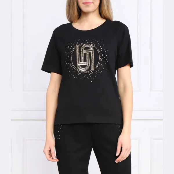 Футболка стандартного кроя Liu Jo, черный
Футболка стандартного кроя Liu Jo, черный