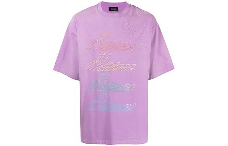 WE11DONE Футболка с иридисцентным логотипом ручной отбелки
WE11DONE Футболка с иридисцентным логотипом ручной отбелки