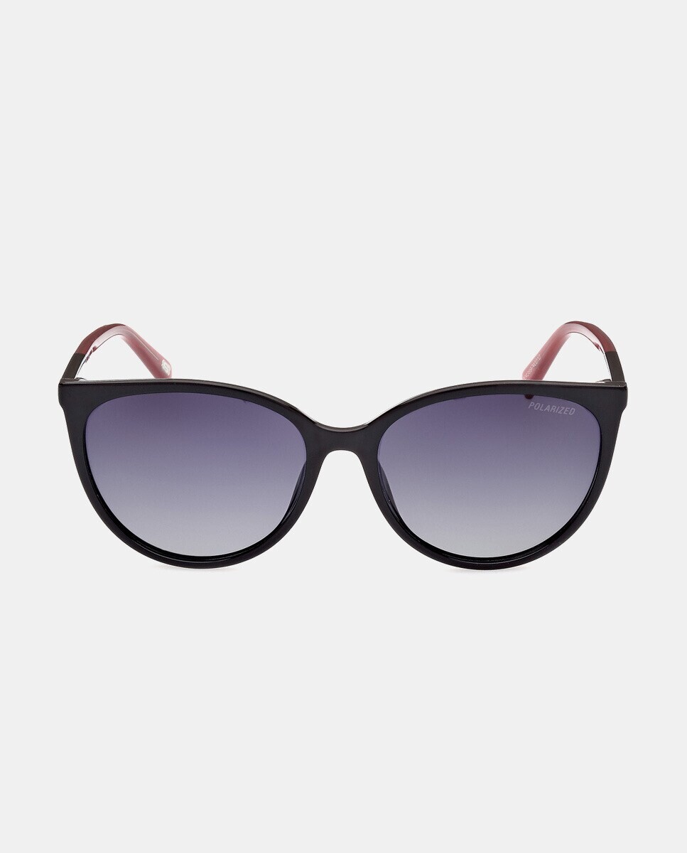 Круглые черные женские солнцезащитные очки с поляризационными линзами Skechers, черный
Круглые черные женские солнцезащитные очки с поляризационными линзами Skechers, черный