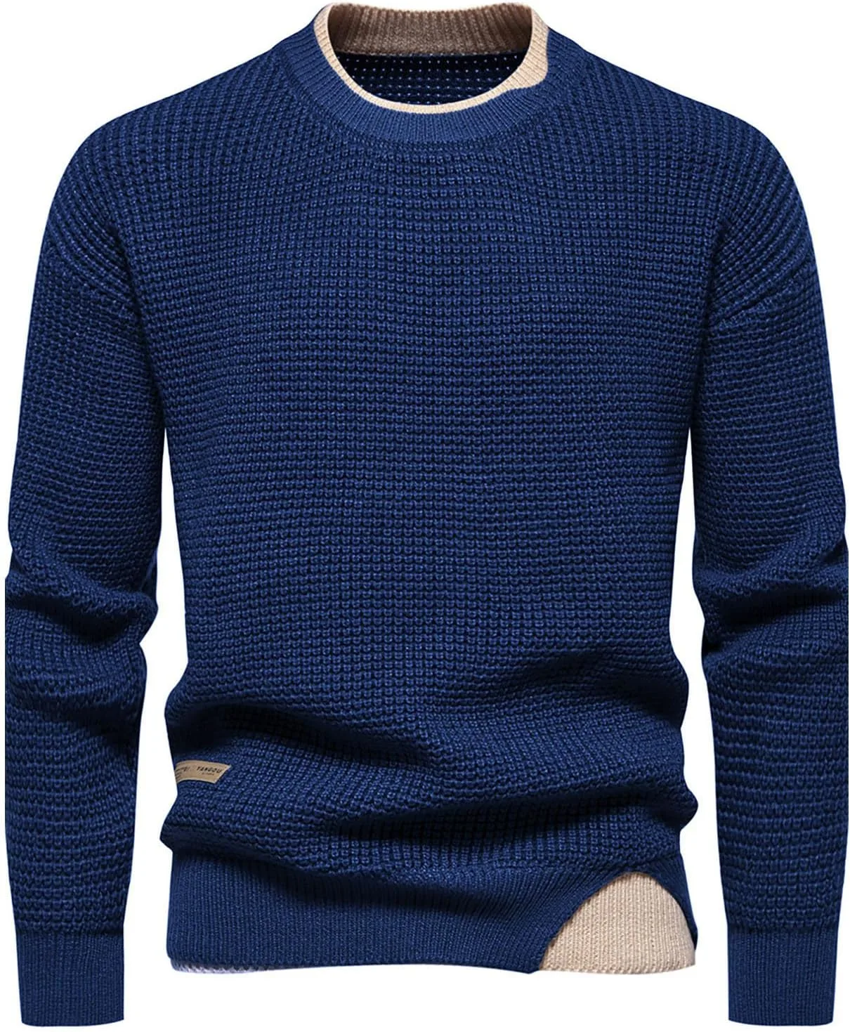 Мужской свитер с круглым вырезом Slim Fit
Мужской свитер с круглым вырезом Slim Fit
