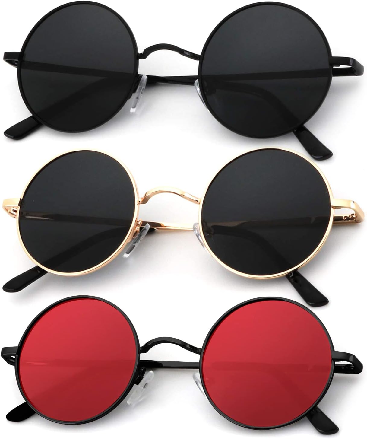 Круглые поляризованные солнцезащитные очки KALIYADI для мужчин и женщин в стиле ретро с металлическим ремешком и эффектом хиппи, защита от УФ-излучения, C38-black Black + Golden Black + Black Red
Круглые поляризованные солнцезащитные очки KALIYADI для мужчин и женщин в стиле ретро с металлическим ремешком и эффектом хиппи, защита от УФ-излучения, C38-black Black + Golden Black + Black Red