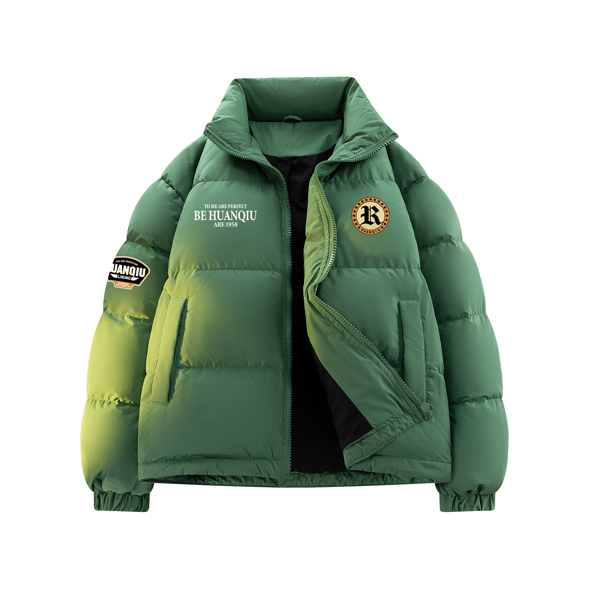 Пуховик Unisex Moderate Puffer Jacket HUANQIU, зеленый
Пуховик Unisex Moderate Puffer Jacket HUANQIU, зеленый