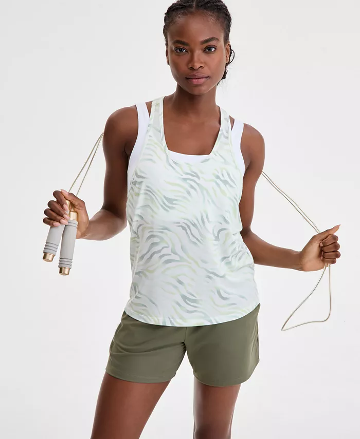 Женский топ-майка с принтом "жидкий зебра" на бретелях-ремешках ID Ideology, серый
Женский топ-майка с принтом "жидкий зебра" на бретелях-ремешках ID Ideology, серый