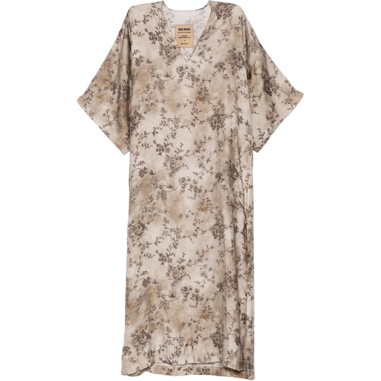 Цветочное платье миди с v-образным вырезом UMA WANG, светло-коричневый
Цветочное платье миди с v-образным вырезом UMA WANG, светло-коричневый