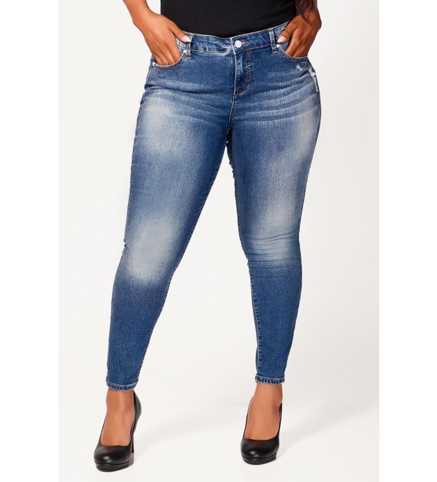 Джинсы больших размеров со средней посадкой, зауженные к щиколотке, длина внутреннего шва 29 дюймов - Jayla SLINK Jeans, No Color
Джинсы больших размеров со средней посадкой, зауженные к щиколотке, длина внутреннего шва 29 дюймов - Jayla SLINK Jeans, No Color