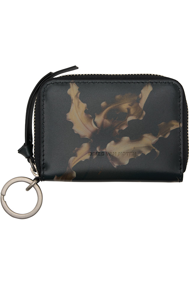 Dries Van Noten Черный кожаный держатель для карт
Dries Van Noten Черный кожаный держатель для карт