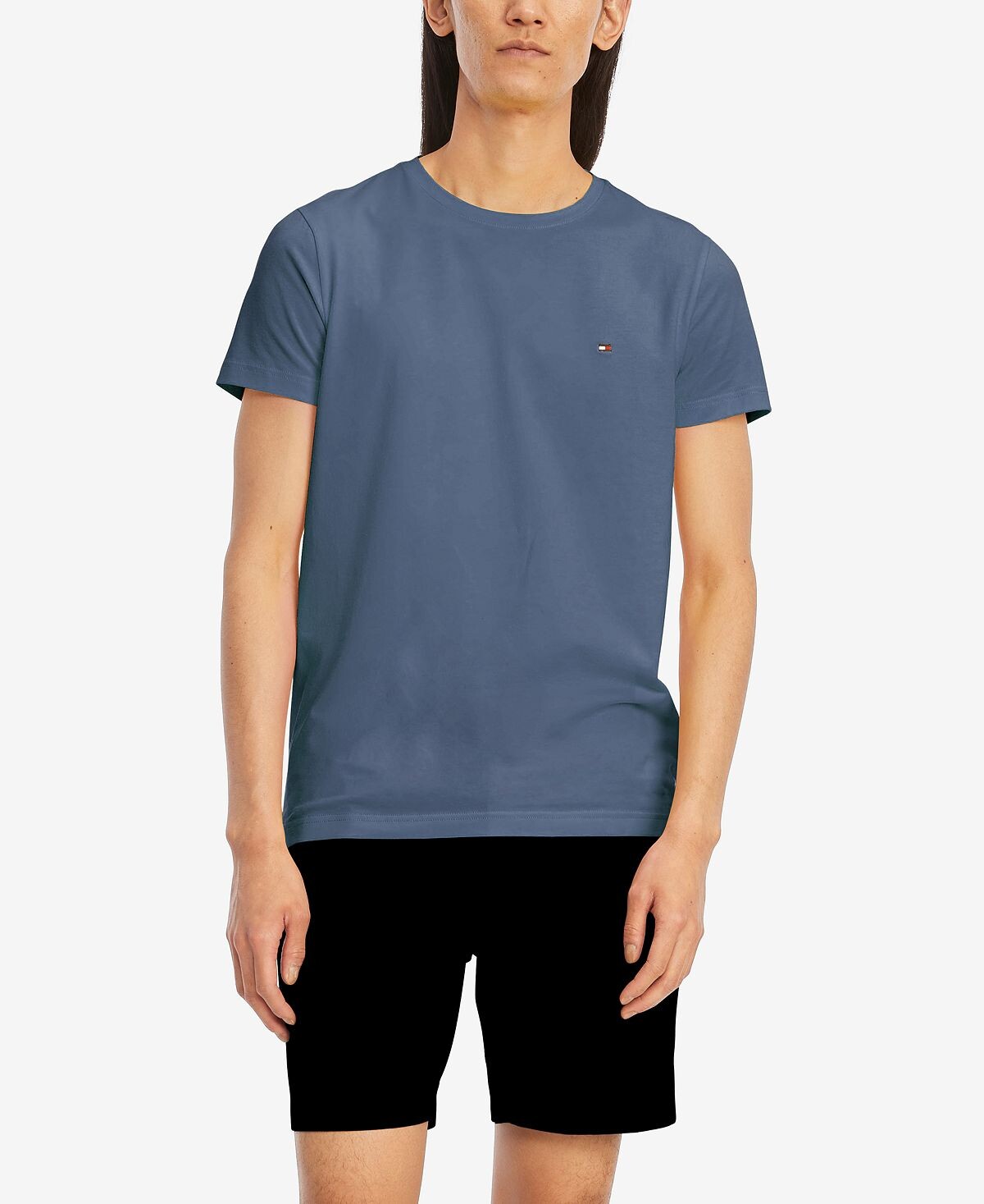 Мужская футболка узкого кроя из эластичного хлопка Tommy Hilfiger
Мужская футболка узкого кроя из эластичного хлопка Tommy Hilfiger