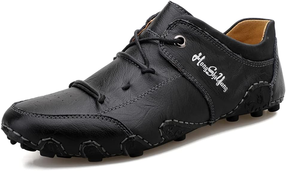 Мужские повседневные кожаные лоферы с удобной посадкой, и прогулок, лодочные, с пряжкой, ручной работы, на плоской подошве, туфли мужские на щиколотку с ручной прострочкой, оксфорды для ходьбы, путешествий и активного отдыха Veslexth, черный
Мужские повседневные кожаные лоферы с удобной посадкой, и прогулок, лодочные, с пряжкой, ручной работы, на плоской подошве, туфли мужские на щиколотку с ручной прострочкой, оксфорды для ходьбы, путешествий и активного отдыха Veslexth, черный