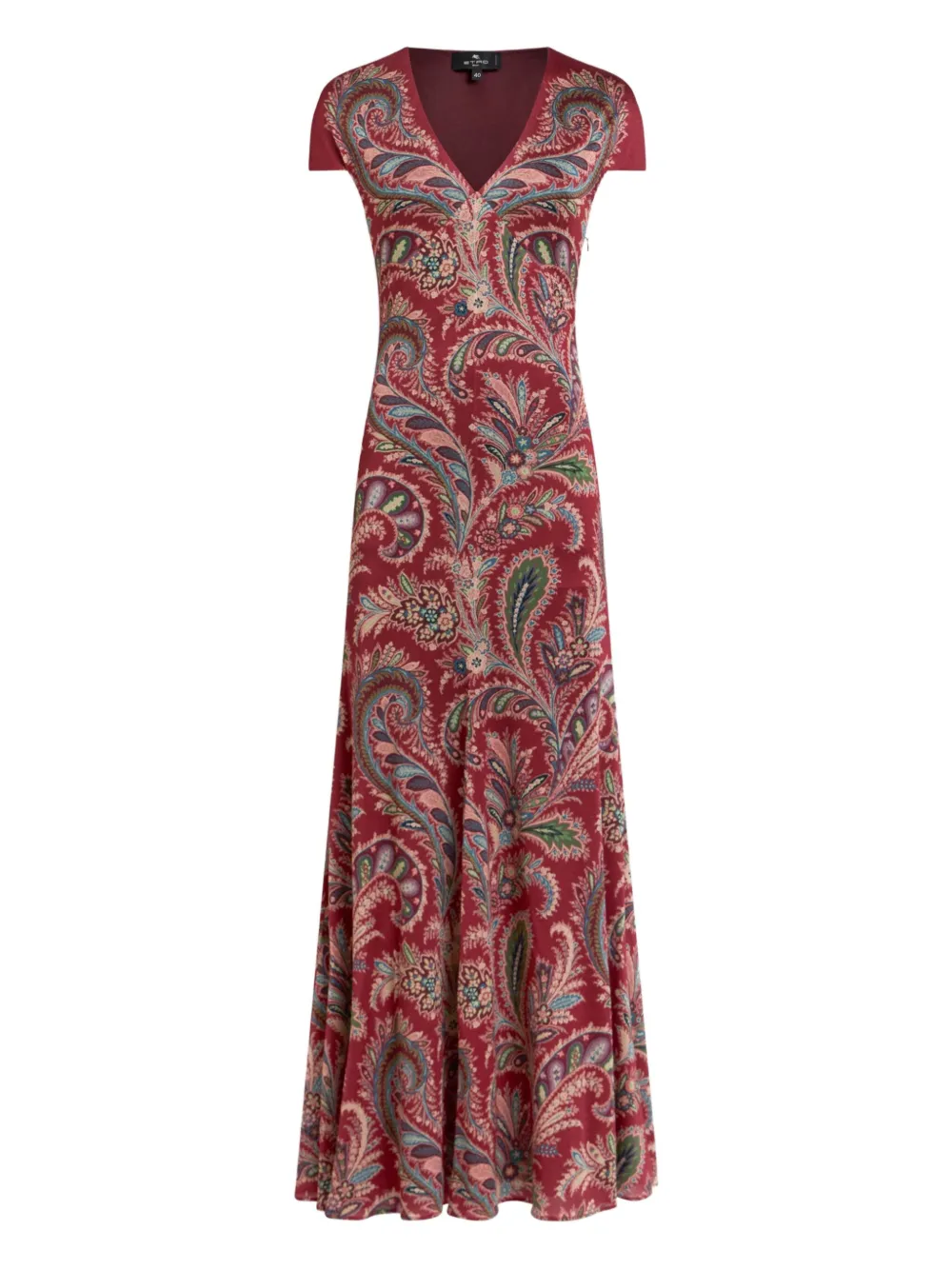 Платье макси с короткими рукавами и принтом-пейсли ETRO, красный
Платье макси с короткими рукавами и принтом-пейсли ETRO, красный