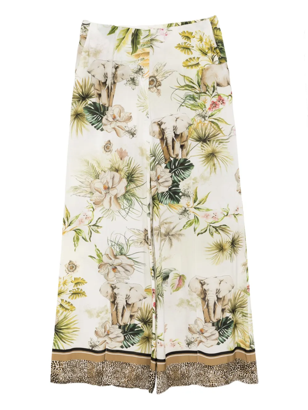 Шифоновые брюки с принтом Elie Saab, белый
Шифоновые брюки с принтом Elie Saab, белый