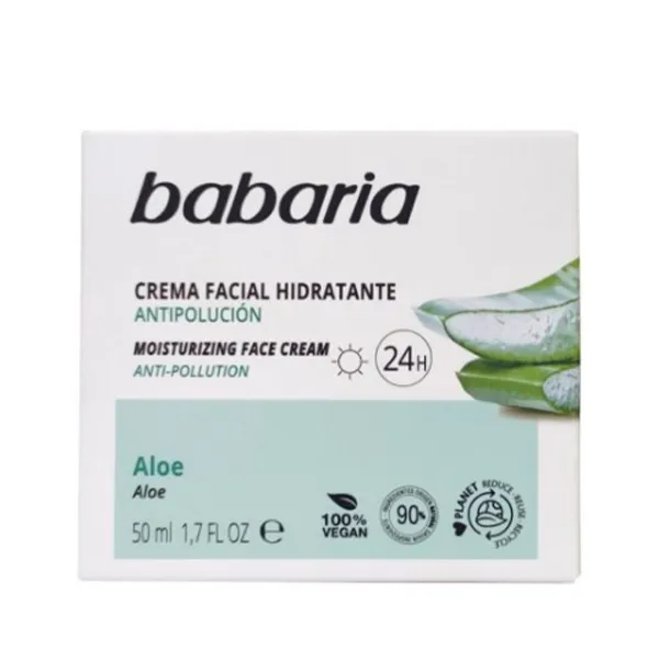 Увлажняющий крем для лица с алоэ вера Moisturiser Face Cream Babaria, 50 ml
Увлажняющий крем для лица с алоэ вера Moisturiser Face Cream Babaria, 50 ml