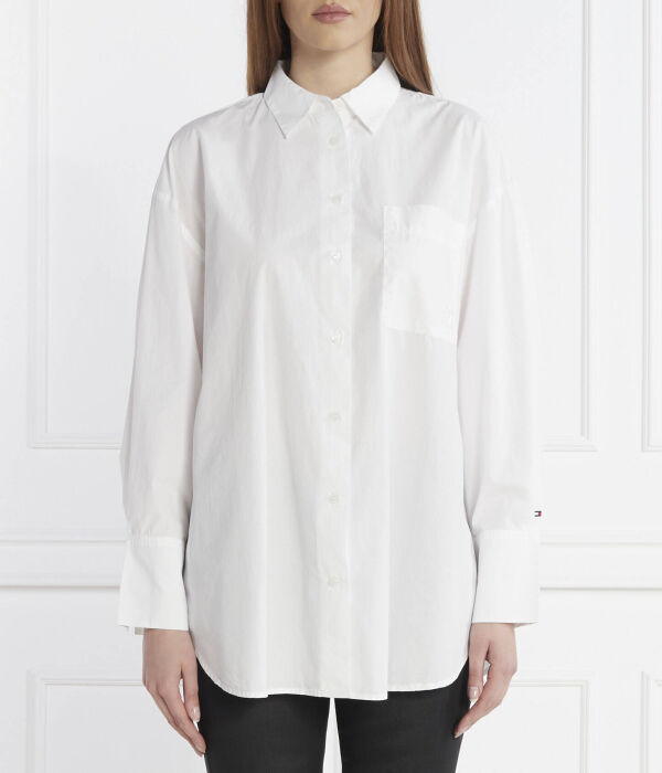 Рубашка женская Tommy Hilfiger хлопковая базовая, белый
Рубашка женская Tommy Hilfiger хлопковая базовая, белый