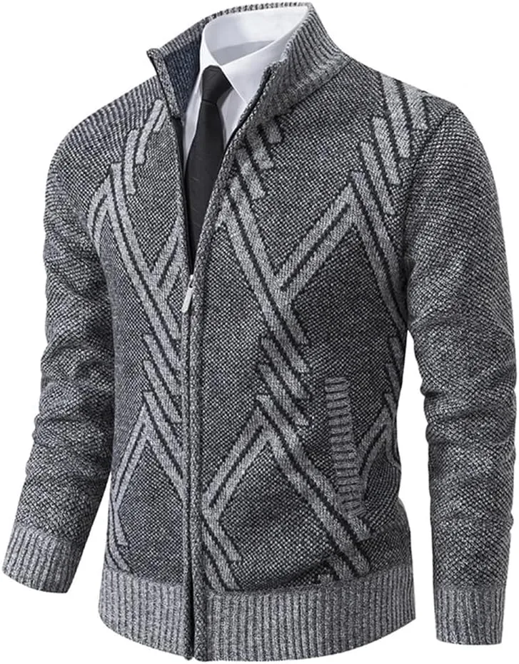 Мужской кардиган с пуговицами и флисовой подкладкой Vsadsau
Мужской кардиган с пуговицами и флисовой подкладкой Vsadsau