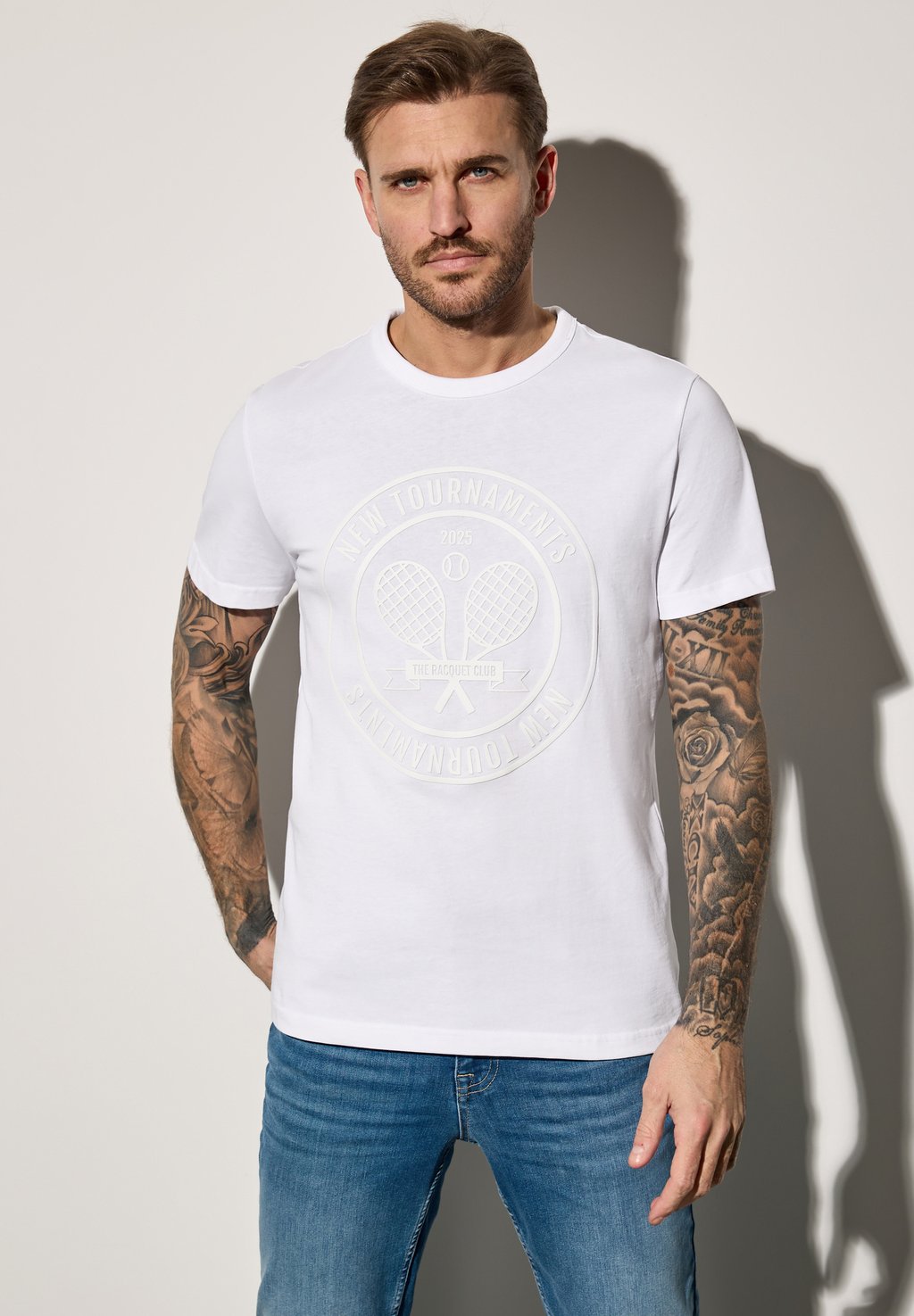 Футболка с принтом Street One MEN, белый
Футболка с принтом Street One MEN, белый