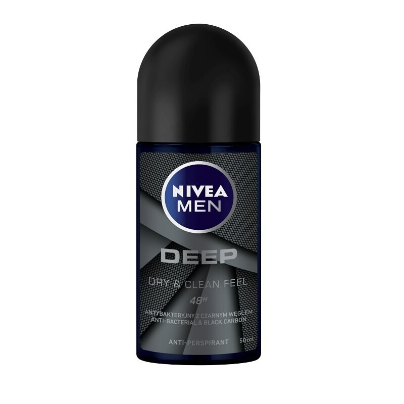 Nivea, Мужской шариковый антиперспирант глубокий 50мл
Nivea, Мужской шариковый антиперспирант глубокий 50мл