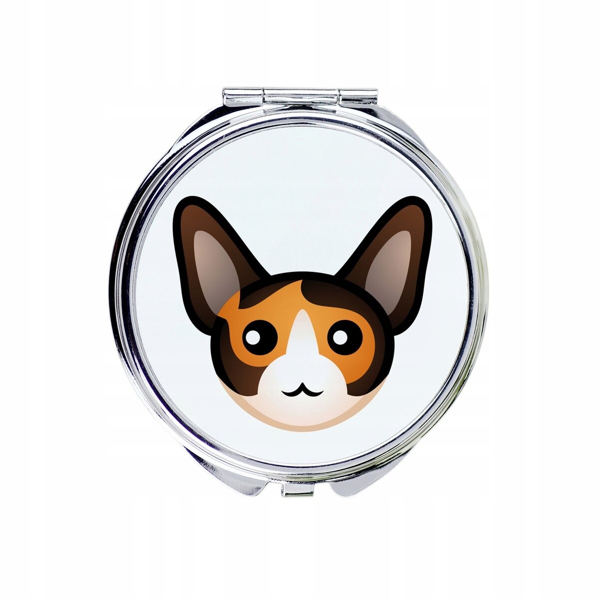 Кот корниш-рекс Карманное зеркальце для сумочки Inna Marka
Кот корниш-рекс Карманное зеркальце для сумочки Inna Marka