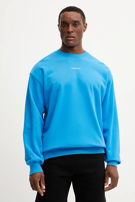 Хлопковая толстовка Peak Performance, синий
Хлопковая толстовка Peak Performance, синий