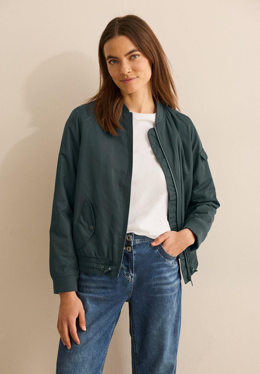 Куртка-бомбер Cecil, темно-зеленый
Куртка-бомбер Cecil, темно-зеленый