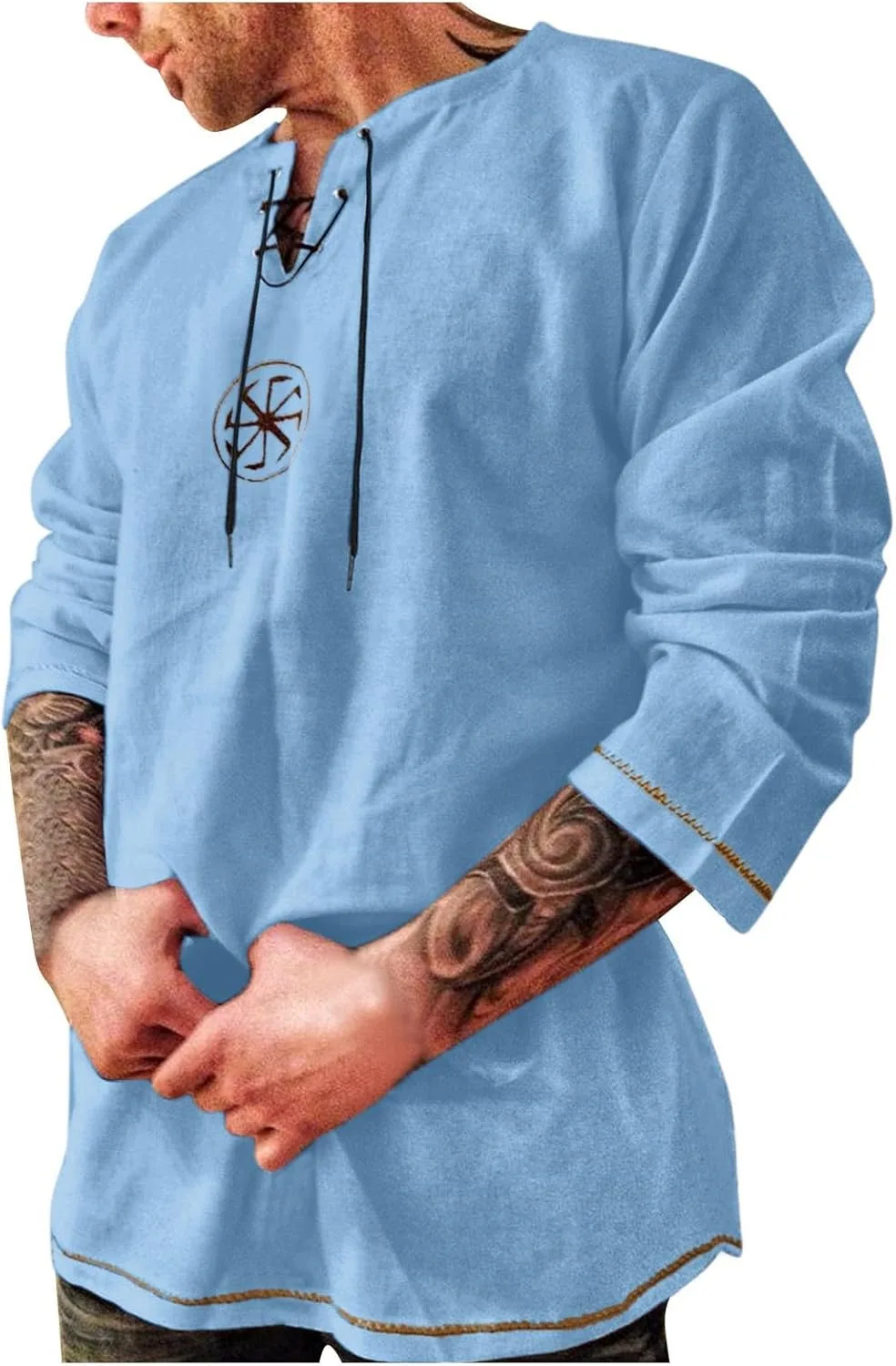 Мужская рубашка для гольфа из текстурированного льна и хлопка с длинным рукавом
Мужская рубашка для гольфа из текстурированного льна и хлопка с длинным рукавом