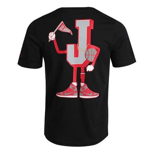 Футболка aj23 мужские университетские спортивные с круглым вырезом с коротким рукавом Air Jordan, черный 
Футболка aj23 мужские университетские спортивные с круглым вырезом с коротким рукавом Air Jordan, черный