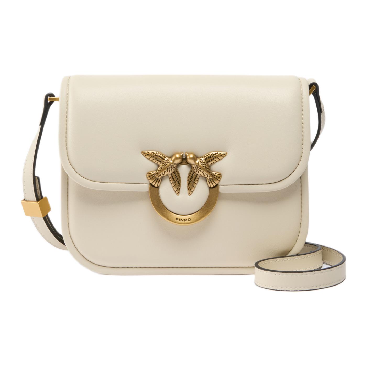 PINKO Сумка через плечо из овчины женская белая
PINKO Сумка через плечо из овчины женская белая