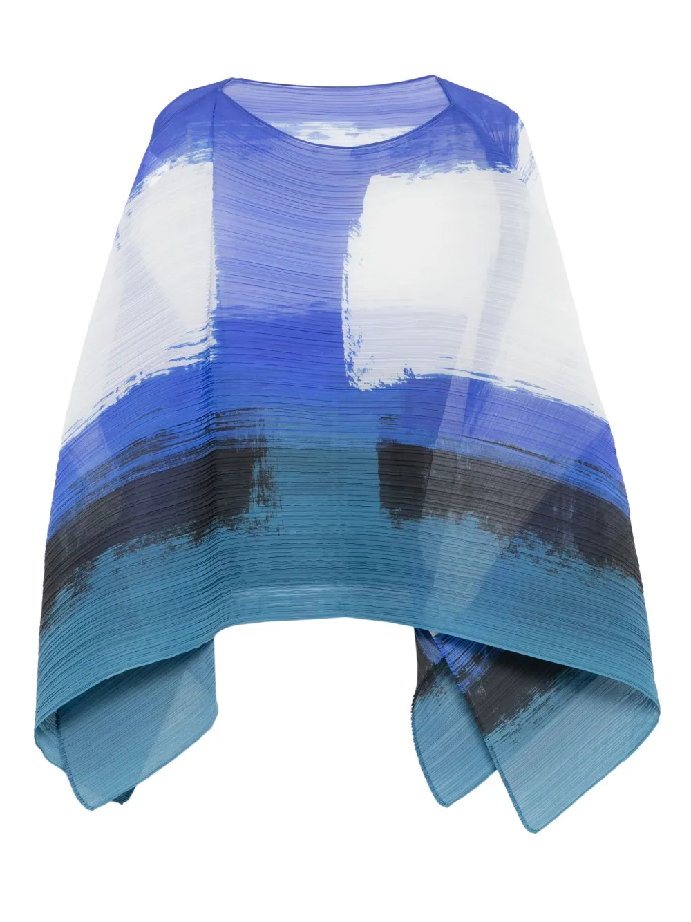 Плиссированный топ с абстрактным принтом Pleats Please Issey Miyake, синий
Плиссированный топ с абстрактным принтом Pleats Please Issey Miyake, синий