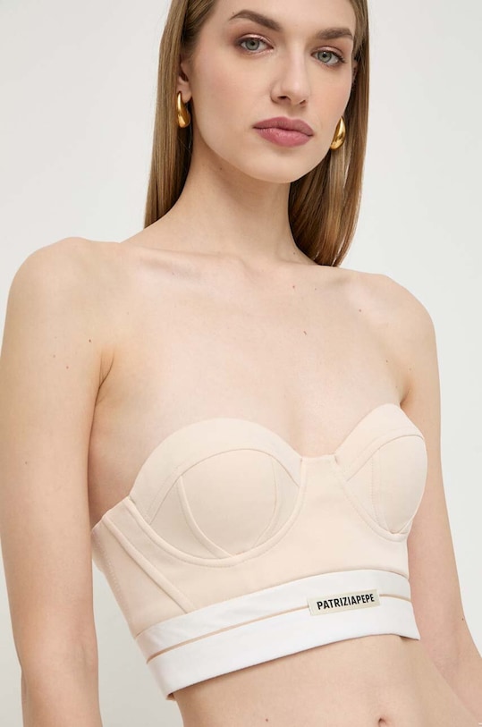 Топ Patrizia Pepe, бежевый
Топ Patrizia Pepe, бежевый