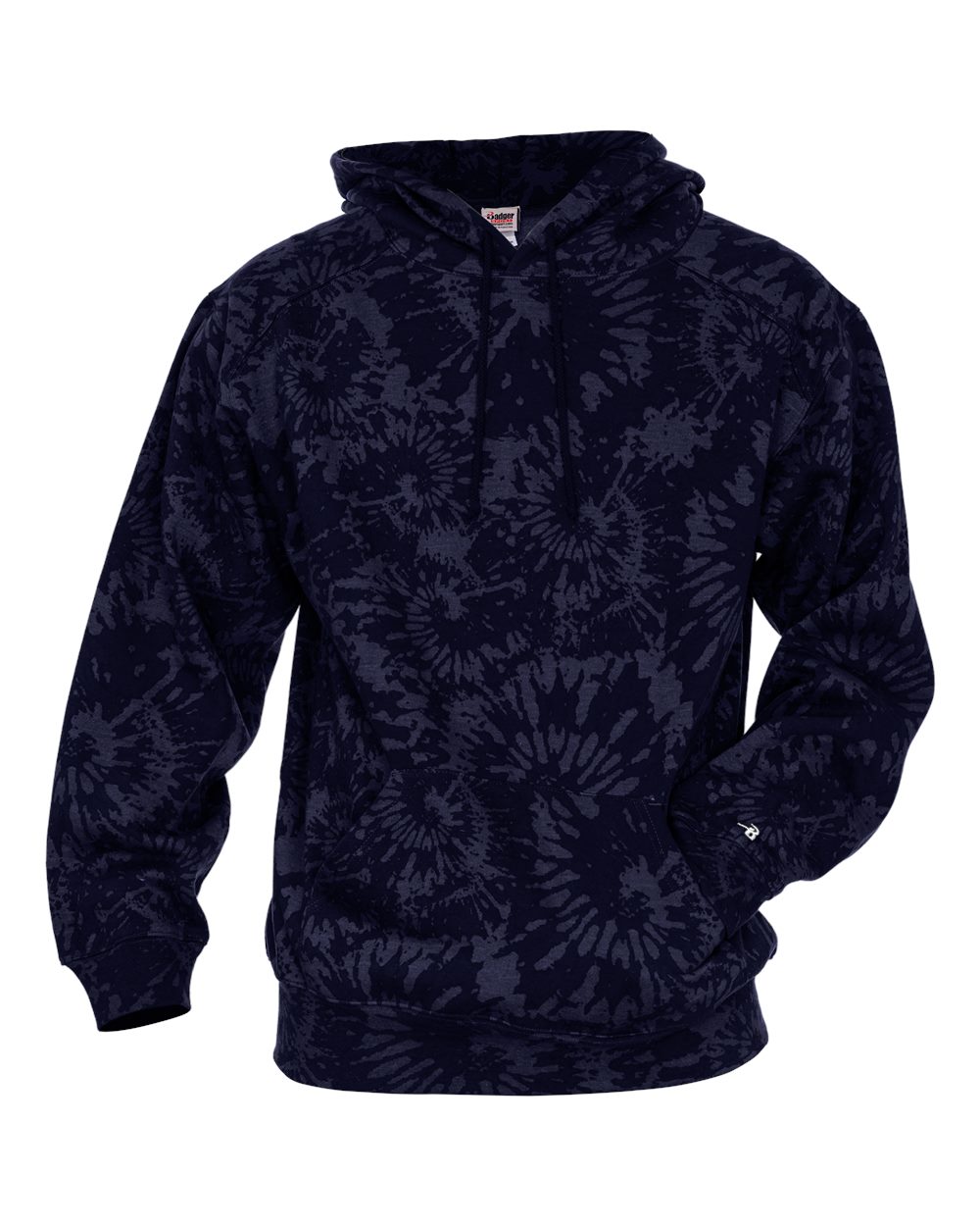 Мужская толстовка с капюшоном в стиле тай-дай с трехслойной отделкой Badger, цвет navy tie-dye
Мужская толстовка с капюшоном в стиле тай-дай с трехслойной отделкой Badger, цвет navy tie-dye