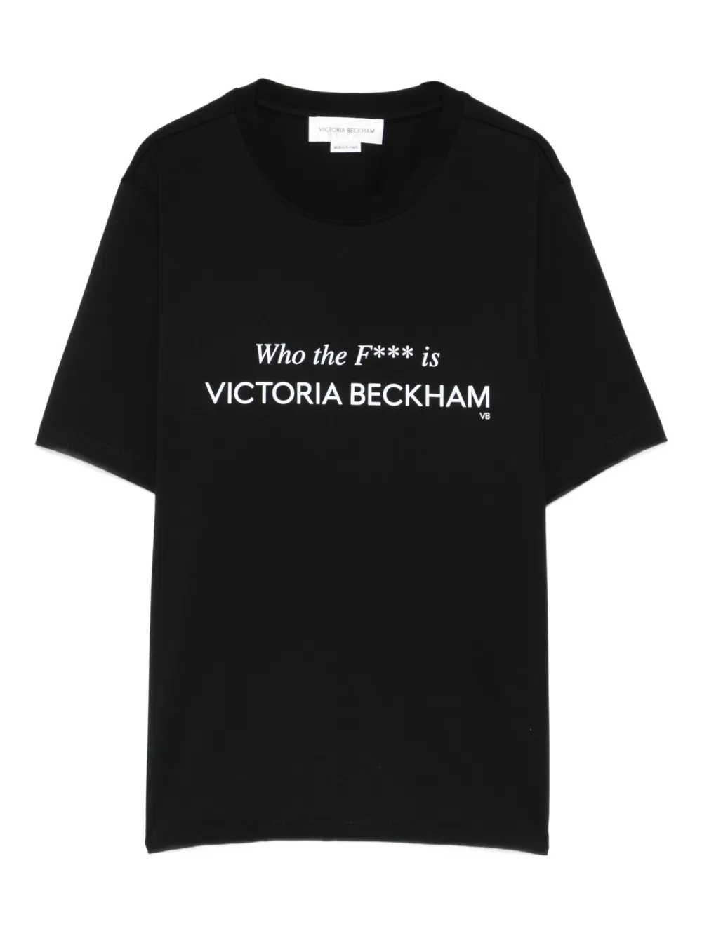 Хлопковая футболка Victoria Beckham, черный
Хлопковая футболка Victoria Beckham, черный