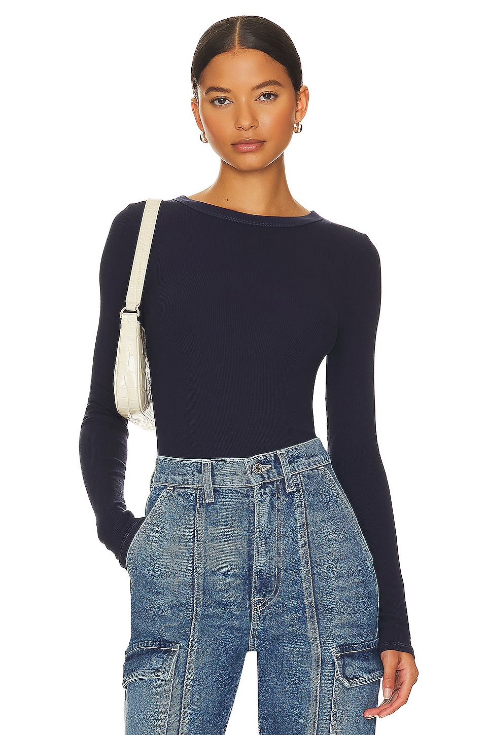 Шелковый вязаный свитер с длинными рукавами Enza Costa, dark navy
Шелковый вязаный свитер с длинными рукавами Enza Costa, dark navy