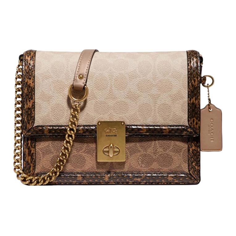 COACH Кожаная сумка Хаттон с крокодиловым принтом и покрытым холстом маленькая квадратная сумка через плечо женская коричневая
COACH Кожаная сумка Хаттон с крокодиловым принтом и покрытым холстом маленькая квадратная сумка через плечо женская коричневая