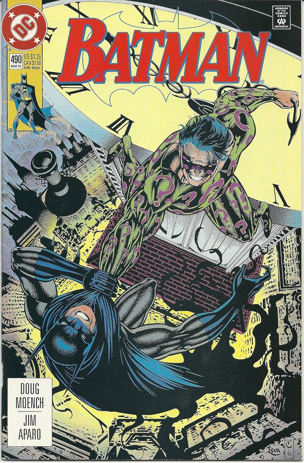 Batman #490 (Batman Legends of the Dark Knight, Volume 1) (DC Comics)
Batman #490 (Batman Legends of the Dark Knight, Volume 1) (DC Comics)