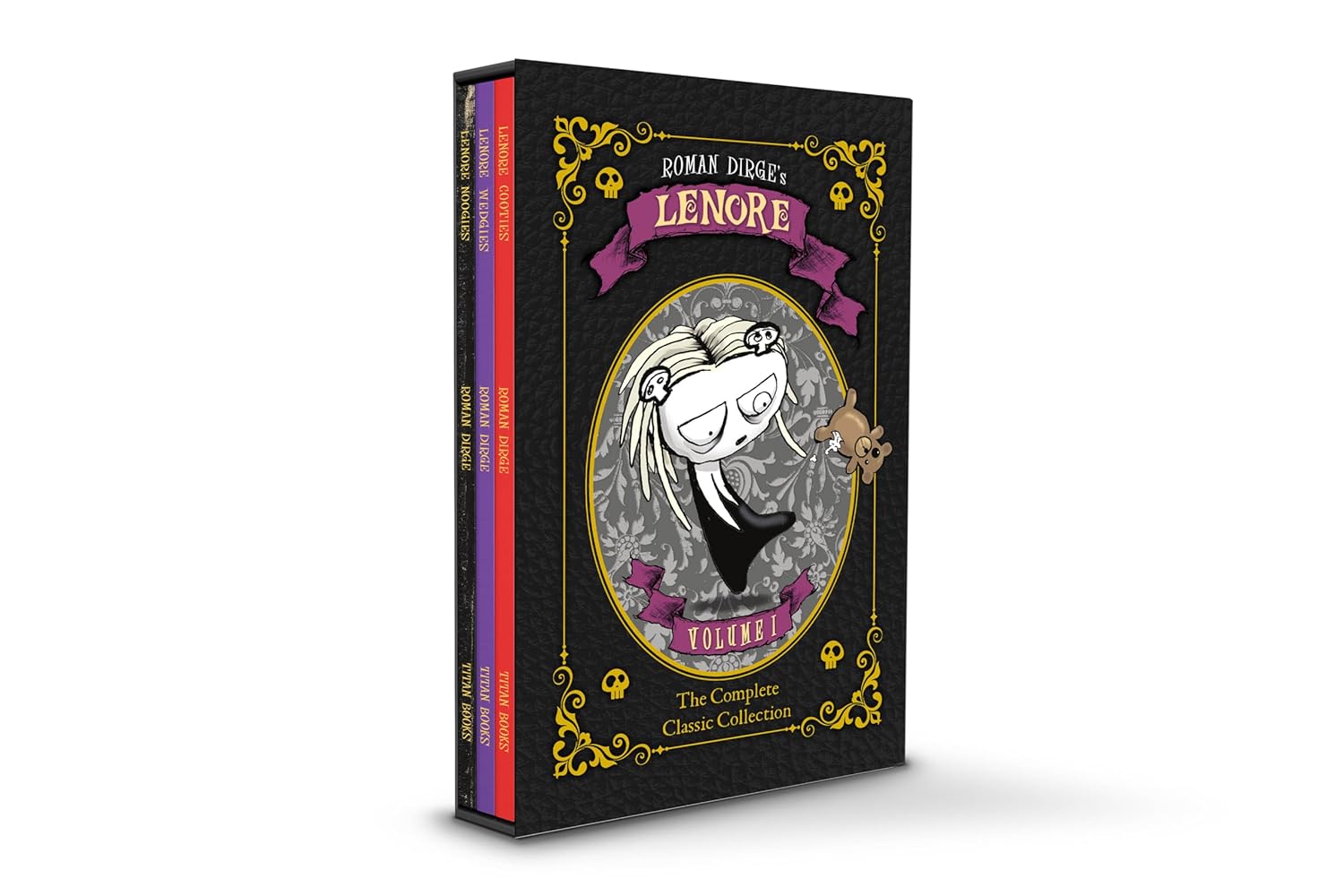 Lenore Slipcase Set (Noogies, Wedgies, Cooties) (Titan Comics)
Lenore Slipcase Set (Noogies, Wedgies, Cooties) (Titan Comics)