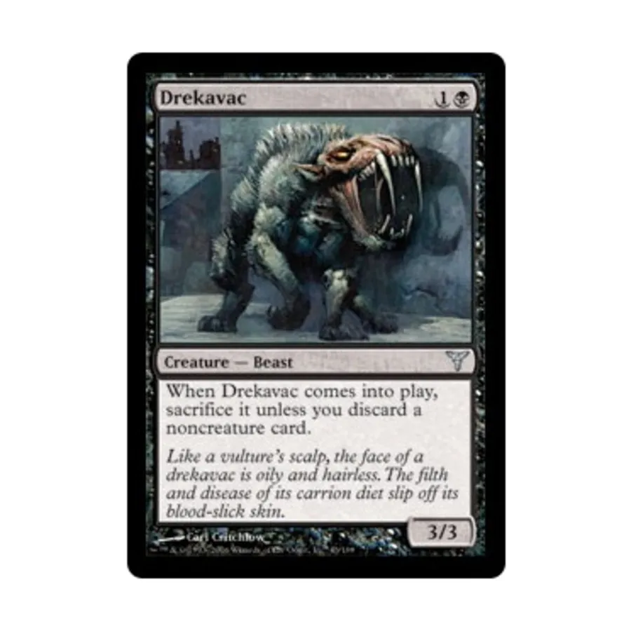 CCG Дрекавац (U) (фольга), MTG - Dissension
CCG Дрекавац (U) (фольга), MTG - Dissension