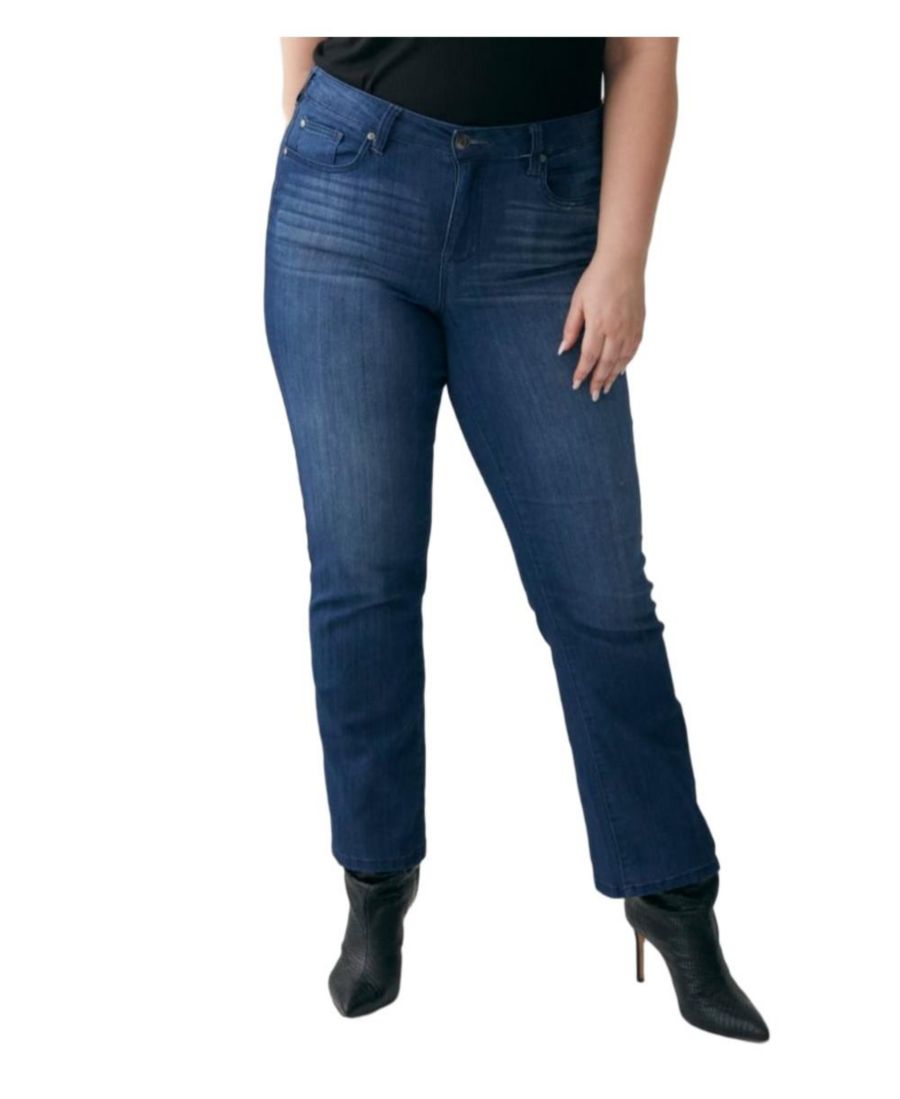 Джинсы-клеш большого размера с высокой посадкой, винтажным эффектом потертости Molly & Isadora, Vintage-like medium wash
Джинсы-клеш большого размера с высокой посадкой, винтажным эффектом потертости Molly & Isadora, Vintage-like medium wash