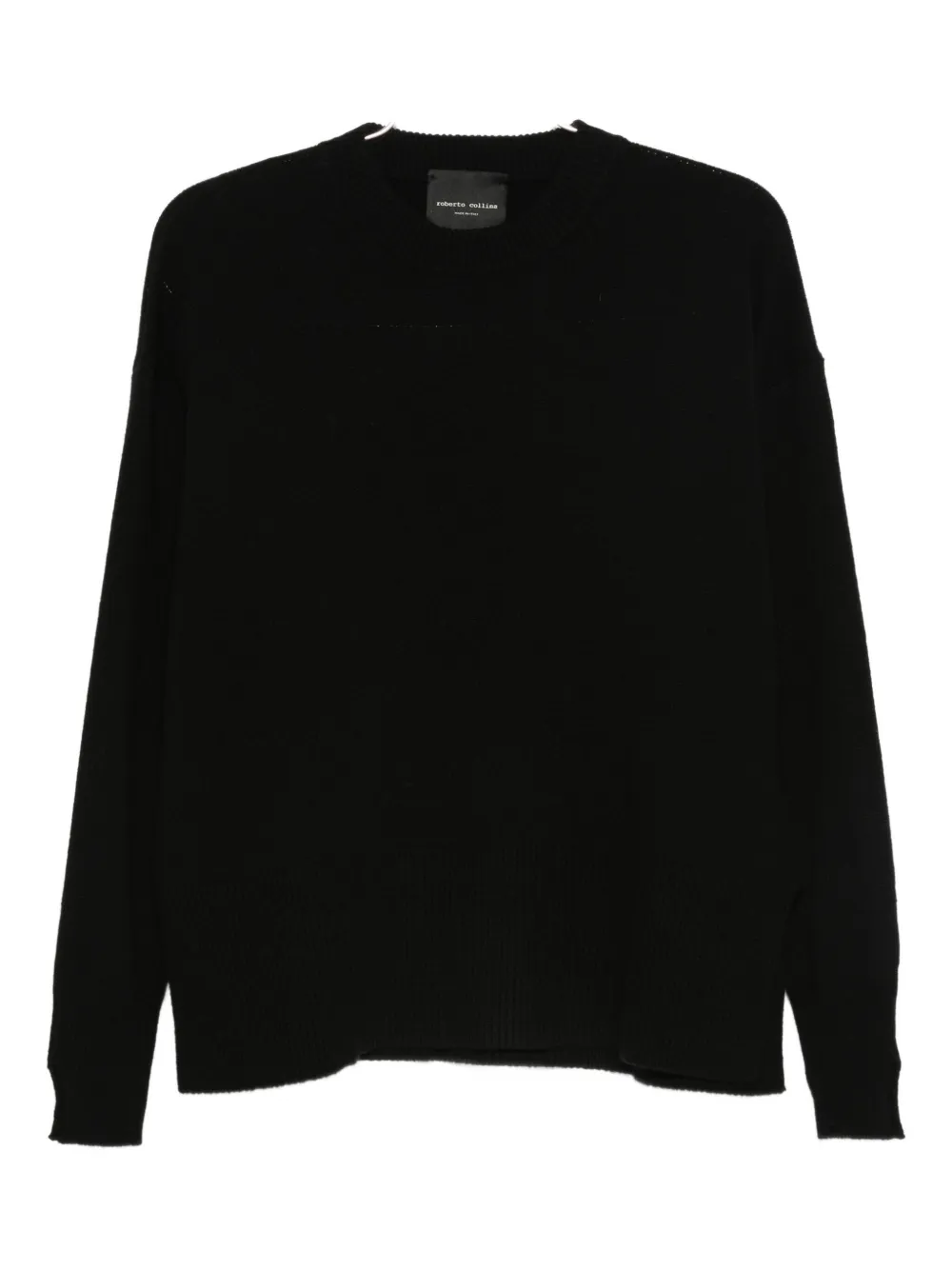 Свитер с круглым вырезом Roberto Collina, черный
Свитер с круглым вырезом Roberto Collina, черный