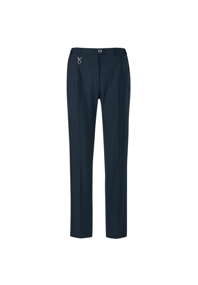 Короткий размер: брюки из натуральной шерсти Trevira Carla Goldner, синий
Короткий размер: брюки из натуральной шерсти Trevira Carla Goldner, синий