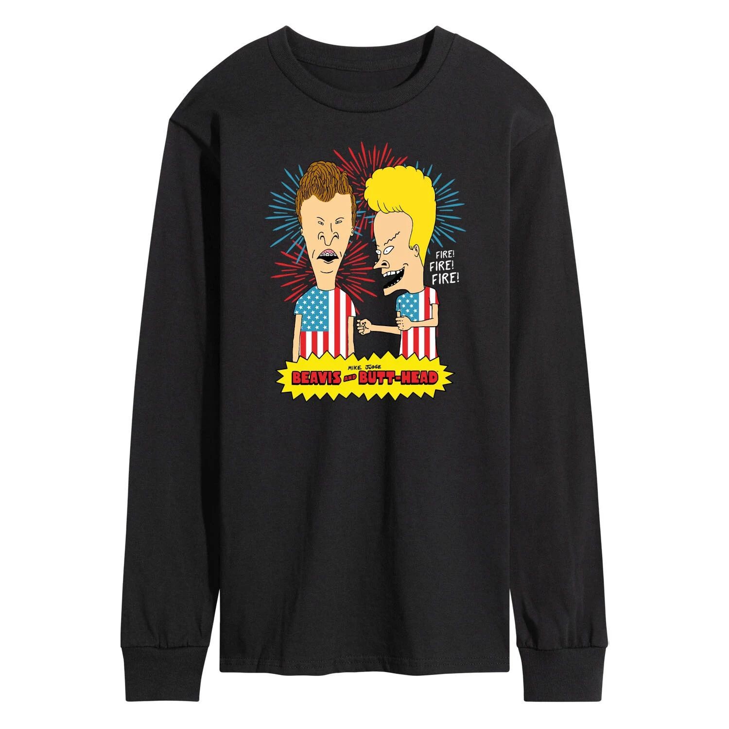 Мужская футболка Beavis And Butthead USA Firework с длинными рукавами Licensed Character
Мужская футболка Beavis And Butthead USA Firework с длинными рукавами Licensed Character